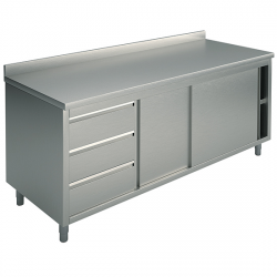 1700 x 600 x 850 mm - Neutral bänkskåp med hurts på...