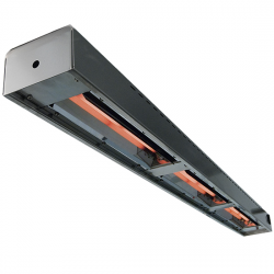 Uppvärmningsenhet, ett värmeelement 450w, inox, 600 mm