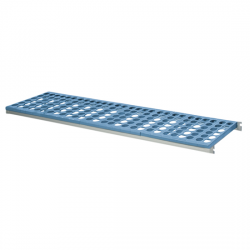 Hyllplan för alumniniumhyllor, 710x560 mm