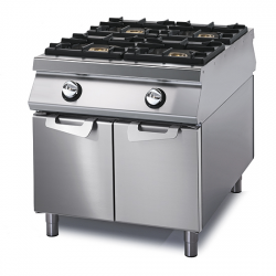 Gas Spis På Bas Med 2 Sida Kommandon, Skålar, 4 Brännare,...