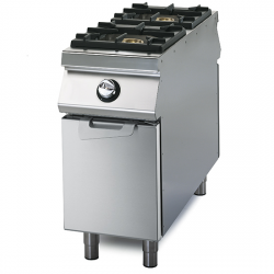 Gas Spis På Bas Med 2 Sida Kommandon, Skålar, 2 Brännare,...