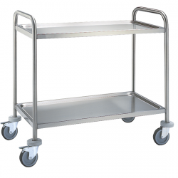 810 x 500 x 860 mm - Kylrumshyllor 2 våningar 780x430 mm