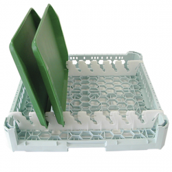 Brickställ, kapacitet 8 brickor, 500x500 mm