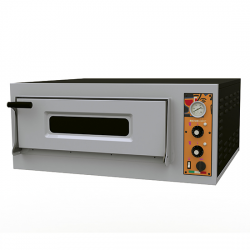 Elektrisk pizzaugn för 6 pizzor ø32 cm, mekanisk kontroll