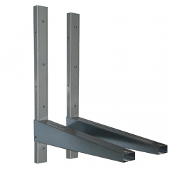800 x 0 x 700 mm - Väggkonsoler kit för...