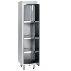 600 x 600 x 2000 mm - Högt skåp med gångjärnsförsedda...