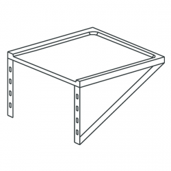 700 x 650 x 200 mm - Exit hylla för huvdiskmaskin, w...