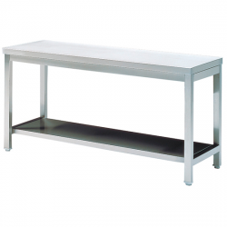 900 x 700 x 850 mm - Arbetsbänk med underhylla, 900x700 mm