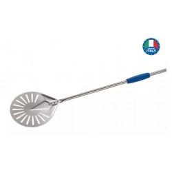 Perforerad Pizzaspade i rostfritt stål - Ø 17 cm