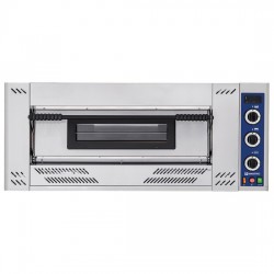 Gas pizzaugn för 6 pizzor ø 300 mm, elektronisk styrning