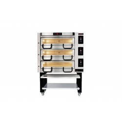 P43 -Elektrisk Pizzaugn  - Antal Däck: 3, Antal Pizzor: 12, Storlek Pizzor: 40cm
